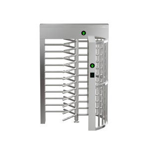 Tourniquet de sécurité anti-poursuite à double voie pour contrôle d'accès par carte RFID, portique rotatif pleine hauteur pour contrôle des piétons - Product Image 1