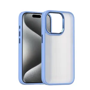 Nhà Máy Giá da cảm giác điện thoại di động Trường hợp đối với iPhone 15 Pro acrylic và TPU bảo vệ Bumper trường hợp