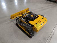 Tondeuse à gazon télécommandée sur chenilles XCMG 9HP, souffleuse à neige 2 en 1, pente de 45 degrés, portée de 200 m, moteur sans balais