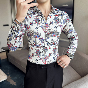 Premium Luxury <span class=keywords><strong>Camisas</strong></span> Africanas Para Hombr <span class=keywords><strong>Camisas</strong></span> de moda <span class=keywords><strong>Camisas</strong></span> de hombre para hombre de manga larga - Product Image 5