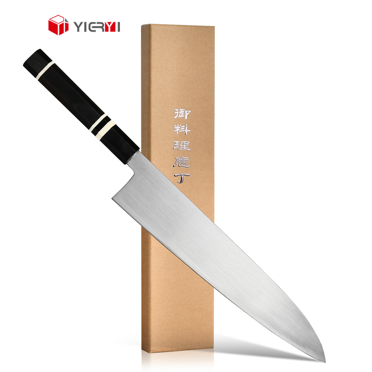 Coltello Gyuto nero, modello 1