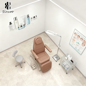 เตียงนวดไฟฟ้าแบบพับได้ ปรับระดับได้ สำหรับร้านเสริมสวยและโรงแรม - Product Image 2
