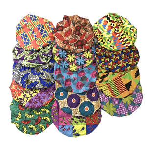 Haute qualité en gros luxe doux soie cheveux <span class=keywords><strong>Bonnet</strong></span> <span class=keywords><strong>Satin</strong></span> casquettes de sommeil impression africaine dames quotidien cire tissu Ankara <span class=keywords><strong>Bonnet</strong></span> - Product Image 3