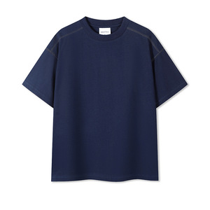 MT2694 Vente en gros T-shirts personnalisés avec coutures extérieures 240 g/m² 100 % coton grandes tailles pour hommes et femmes - Product Image 6