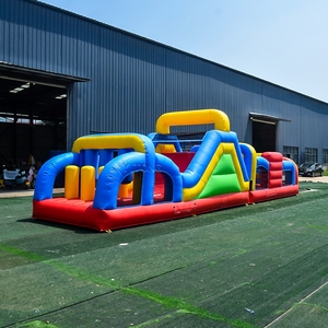 Équipement de parcours d'obstacles gonflable de grande taille, de qualité commerciale, pour aire de jeux extérieure - Product Image 3