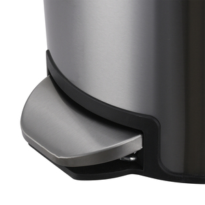 <span class=keywords><strong>Poubelle</strong></span> à pédale en acier inoxydable brossé noir mat anti-traces de doigts SY pour cuisine, salle de bain, hôtel - Product Image 4