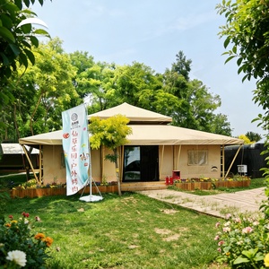 เต็นท์แกลมปิ้งสุดหรู Starwild Luxury Aman Safari พร้อมห้องน้ำในตัว สำหรับรีสอร์ทและโรงแรมกลางแจ้งที่ปรับแต่งได้ - Product Image 3