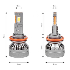 NSSC nuevo sin errores H11 luces LED para coche H1 H4 H7 HB3 HB4 130W 13000lm bombilla LED de superpotencia Z3 9-32V faros LED para coche - Product Image 5