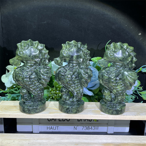 Vente chaude <span class=keywords><strong>prix</strong></span> usine cristal décoration naturel cristal naturel Xiuyan Jade <span class=keywords><strong>hippocampe</strong></span> sculpture pour cadeau - Product Image 1