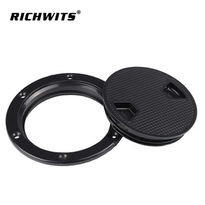 Round Deck Hatch Cover 4 6 8 Inch Plastic Marine Hardware For <b>Yacht</b> Inspection Handhole Work Cover - Product Image 2