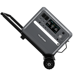 तेज पावर 2400w सौर जनरेटर पोर्टेबल पावर स्टेशन, ट्रॉली और पहियों के साथ - Product Image 1