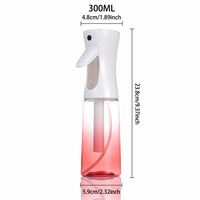 Pulverizador de Cabello Profesional para Salón, 200ml/300ml, Forma de Cilindro, Zhejiang, Niebla Continua Ultrafina, Botella Transparente de PP/PET
