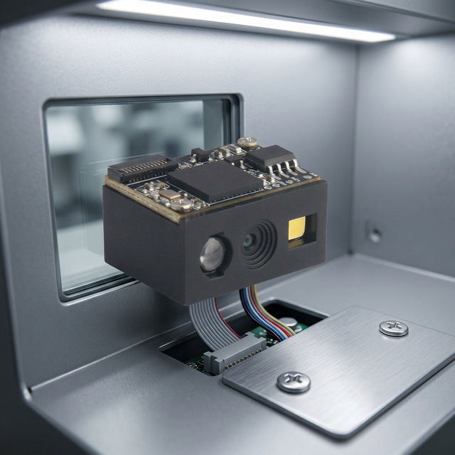 DE2290D Fixed Mount Kiosk Scanner QR Code 2D Barcode Reader with TTL Interface CMOS Light Source in Stock