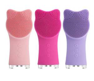 Brosse nettoyante électrique pour le visage en silicone, étanche, exfoliante, nettoyage en profondeur, exfoliant pour le visage - Product Image 5
