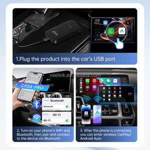 Adaptateur sans fil Android Auto Carplay 3 en 1 pour système Android carlinkit Cp2a Pro, boîte intelligente universelle pour voiture, module <span class=keywords><strong>TV</strong></span> pour voiture, pour Netflix - Product Image 5