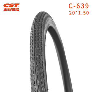 Neumático plegable Cst de 20 pulgadas 20x1.5 sin cámara con banda de rodadura semilisa para bicicletas compactas - Product Image 2