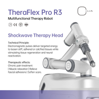 TheraFlex Pro R3 Ayakta Fizyoterapi Rehabilitasyon Robotu Masaj 4'ü 1 Arada Şok Dalgası Terahertz RF AI Fasya Güzellik Salonu