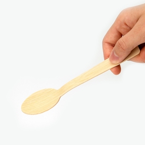 أدوات مائدة من الخيزران صديقة للبيئة تشمل سكين وشوكة وملعقة - للمطاعم والحفلات، أدوات طعام قابلة للتحلل - Product Image 5