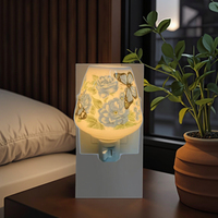 Lampe de chevet moderne et simple Guangli GL-TC1 en céramique et porcelaine, avec ampoule à incandescence blanc chaud, à brancher