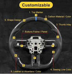 Volant sport en cuir M Performance pour BMW avec boutons multifonctions haute performance et palettes <span class=keywords><strong>de</strong></span> changement <span class=keywords><strong>de</strong></span> vitesse - Product Image 6