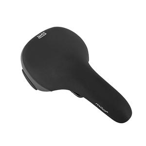 Selle de vélo de montagne noire confortable pour longues distances, accessoires de cyclisme, utilisation unisexe pour adultes, design moderne - Product Image 1