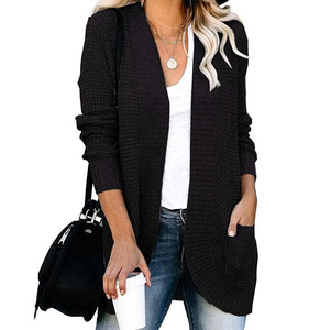 Pulls et cardigans pour femmes <span class=keywords><strong>grande</strong></span> <span class=keywords><strong>taille</strong></span> à manches longues avec grandes poches – Nouveautés en gros - Product Image 5