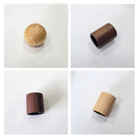 Tapa de Madera Negra para Perfume, Calidad Nogal, Fresno, Haya