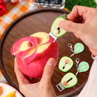 Nouveau modèle 2025, éplucheur de fruits et légumes portable rétractable type porte-clés, très demandé