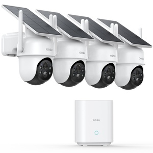 Sistema <span class=keywords><strong>de</strong></span> Cámaras <span class=keywords><strong>de</strong></span> <span class=keywords><strong>Seguridad</strong></span> Inalámbricas Solares Aosu al por Mayor, <span class=keywords><strong>Kit</strong></span> <span class=keywords><strong>de</strong></span> 4 Cámaras, Sin Cuota Mensual, Panorámica e Inclinación <span class=keywords><strong>de</strong></span> 360°, Visión Nocturna a Color 2K, Fácil Configuración, Venta al por Mayor - Product Image 1