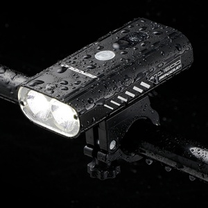 Lampe de <span class=keywords><strong>vélo</strong></span> - Charge USB - Alliage d'aluminium - Lampe avant haute luminosité - Affiche le niveau de la batterie - Lampe de <span class=keywords><strong>vélo</strong></span> - Product Image 4