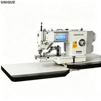 Machine à coudre informatisée professionnelle UNIQUE GC6492-1ST-OF-SA-P pour la pose de manches, idéale pour la production de vestes de costume pour hommes