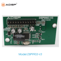 ADSP DSP9903-V3 Mikrofon Amplifikatör Modülü DC5V Güç Kaynağı 98 Efektli Karaoke Reverb Kartı Özelleştirilebilir Digi-ic