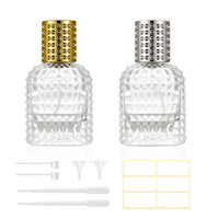 Flacons de parfum rechargeables de 30 ml, atomiseur de parfum transparent vide, flacon vaporisateur de parfum portable