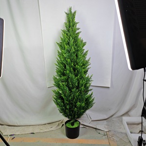 Wholesale Outdoor Decoration UV Resistant Grass Bonsai Large Plant <strong>Artificial</strong> Boxwood <strong>Topiary</strong> Spiral <strong>Tree</strong> - Product Image 4