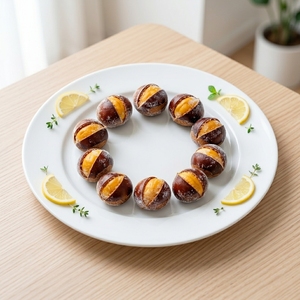 Châtaignes sucrées surgelées pour la crème glacée et les garnitures de desserts glacés - Product Image 1