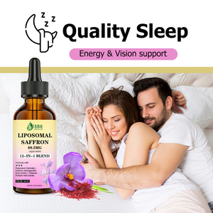 Best Seller liposomal Saffron liquid Drops with Saffron Extract Metabolism Mood Vision Health Support Energy liquid Drops - Product Image 5
