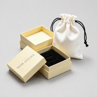 Boîte à montres de luxe avec impression personnalisée, sac cadeau avec cordon de serrage, ensemble de sacs cadeaux en papier, boîtes d'emballage cadeau avec logo personnalisé