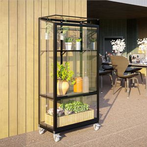 Serre de jardin moderne <span class=keywords><strong>Vitavia</strong></span>, grande taille, pour intérieur/extérieur, avec structure en aluminium et couverture en PVC transparent, garantie 1 an - Product Image 1