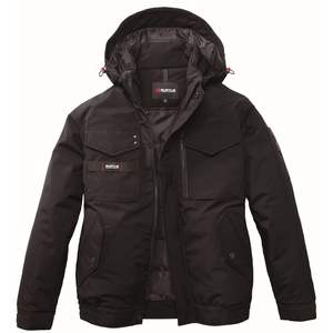 Blouson d'hiver unisexe BURTLE noir 5060 taille 35L, en Cordura enduit, coque rigide résistante à l'eau, rembourrage, fonctionnalité fitness, taille XL, coque souple - Product Image 1