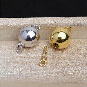 Wenchi S925 Plaqué Or 18K Boucle Circulaire à Encliquetage 9,7 mm Lisse avec Modèle Simple à Pression 8 mm 25093 - Product Image 5