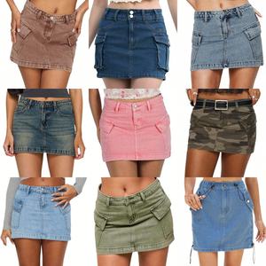 Shorts de mezclilla elásticos rasgados de talla grande para mujer, transpirables, estilo vintage, con estampado de moda para verano, para chicas y damas de talla grande. - Product Image 4