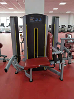 SK- Appareil Commercial d'Extension des Mollets Assis, Acier Q235 3,0 mm, Revêtement Poudré, Équipement de Musculation Sélecteurisé pour Salle de Sport