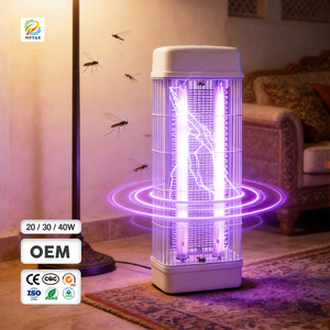 <span class=keywords><strong>Lampe</strong></span> <span class=keywords><strong>anti</strong></span>-<span class=keywords><strong>moustiques</strong></span> électrique <span class=keywords><strong>UV</strong></span> LED à choc électrique, nouvelle conception écologique pour la maison, le bureau et les restaurants - Product Image 1