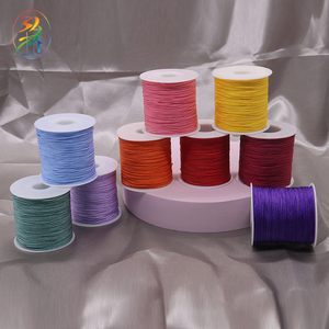 Bán Buôn 72 #0.8Mm Ngọc Chủ Đề Handmade Tự Làm Chất Liệu Nylon Bện Sợi Dây Thừng Vòng Đeo Tay Chủ Đề Màu Đỏ Sợi Dây Thừng Vòng Cổ Bện Dây - Product Image 4