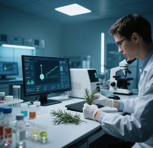 Huile de massage aux extraits de plantes de qualité alimentaire en bouteille apaisante et nourrissante pour les pieds - Product Image 3