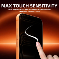 Protection d'écran anti-espionnage HD, confidentialité, qualité supérieure AAA, ultra-fine, imperméable, pour tous les téléphones mobiles