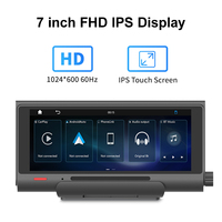Maustor 7 pouces Portable autoradio stéréo écran tactile téléphone portable sans fil Carplay Android Auto Wifi BT voiture lecteur MP5