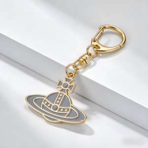 Porte-clés en métal personnalisé, design gratuit, plaqué or ou argent, laiton, alliage de zinc, artisanat métallique - Product Image 2