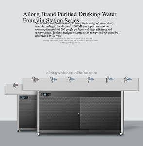 Estación Purificadora de <span class=keywords><strong>Agua</strong></span> por Ósmosis Inversa de Acero Inoxidable con 6 Grifos Eléctricos para <span class=keywords><strong>Agua</strong></span> Fría, Ideal para Hoteles y Uso en Exteriores - Product Image 5