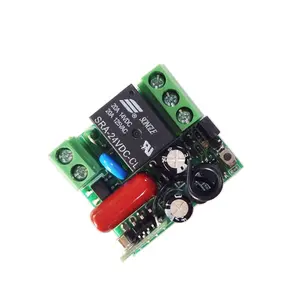 AC180-240V 1 Channel Universal Lighting Motor Access Control System Learning RF Wireless Mini Remote Control Switch